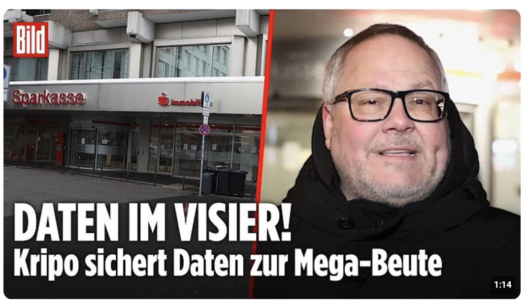 100-MILLIONEN-COUP: Polizei stürmt Sparkasse – brisante Daten beschlagnahmt