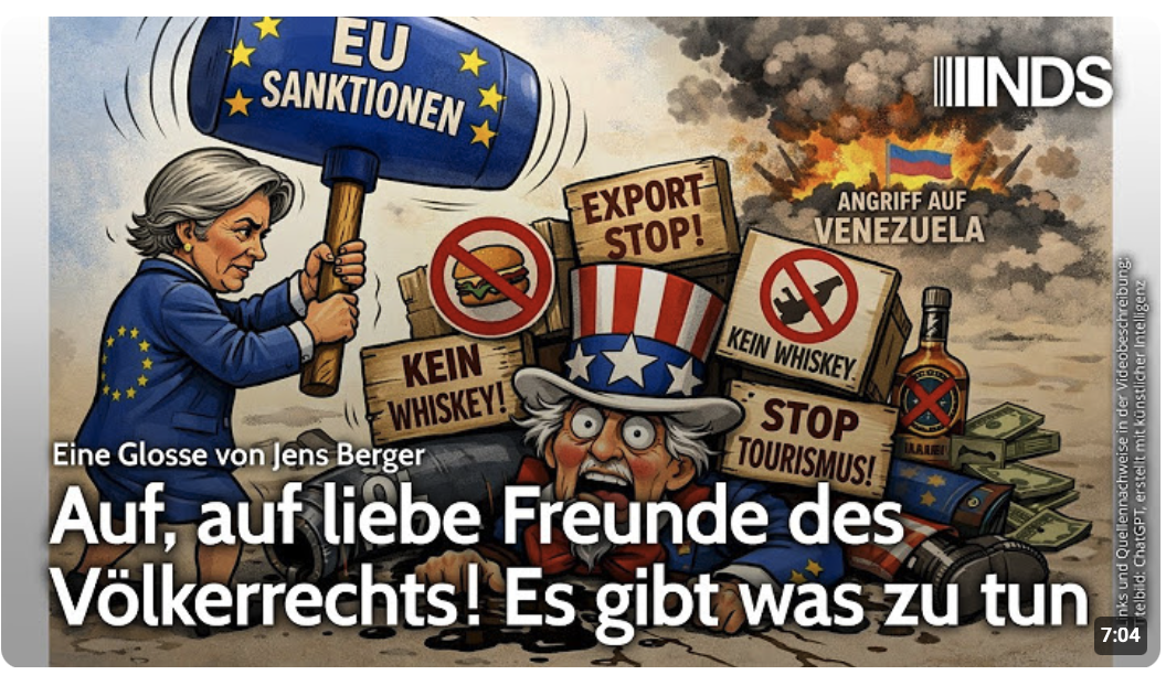 Auf, auf liebe Freunde des Völkerrechts! Es gibt was zu tun | Jens Berger | NDS-Podcast