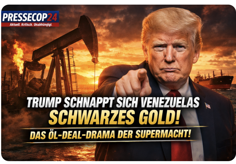 TRUMP SCHNAPPT SICH VENEZUELAS SCHWARZES GOLD – DIE ÖL-RASEREI DER SUPERMACHT!