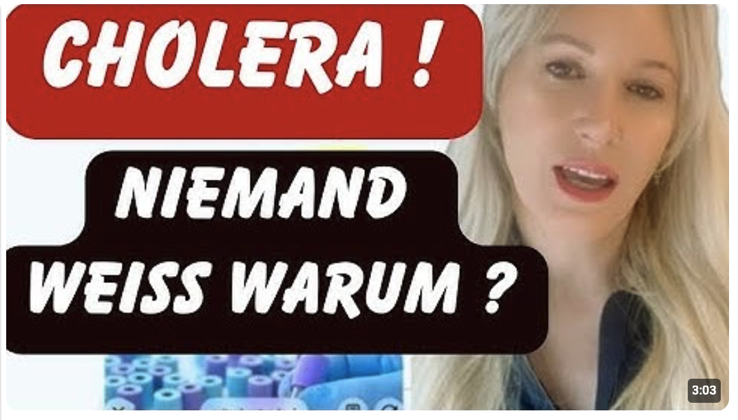 Cholera in Deutschland – und niemand kennt die Ursache?
