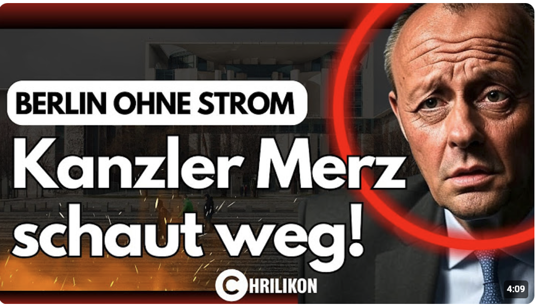 Merz schweigt beim Stromausfall – Berlin friert im Dunkeln