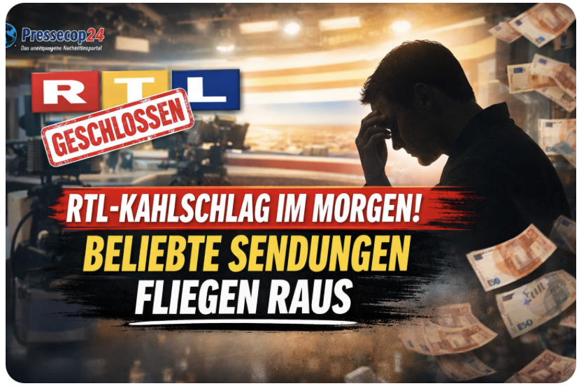 RTL-KAHLSCHLAG IM MORGEN! BELIEBTE SENDUNGEN FLIEGEN RAUS