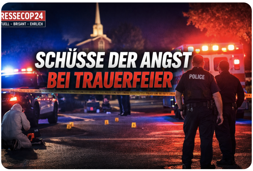SCHÜSSE DER ANGST BEI TRAUERFEIER