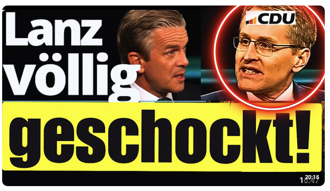 EIL „NIUS [..] UNSERE FEINDE“ – CDUler GÜNTHER ENTGLEIST BEI LANZ !