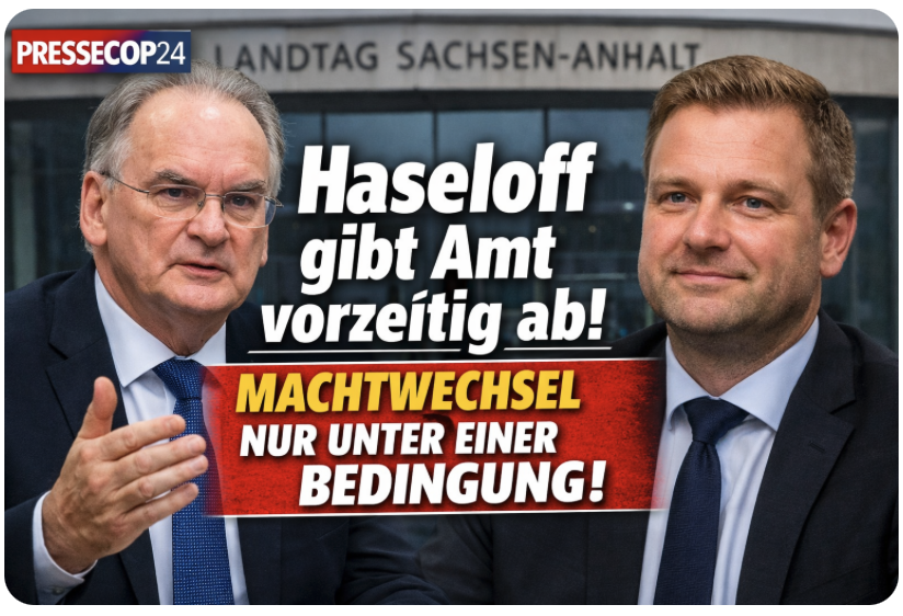 MACHTPOKER IM OSTEN! Haseloff macht die Biege!