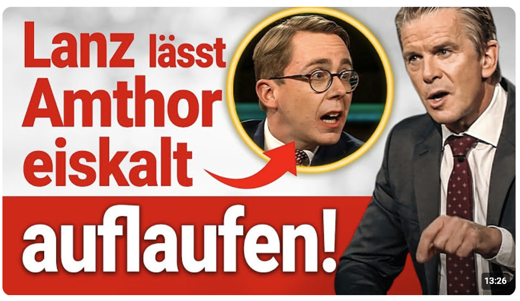 Lanz: „Sie haben reihenweise Versprechen gebrochen!“ / Amthor: Hab keine Lust mehr!
