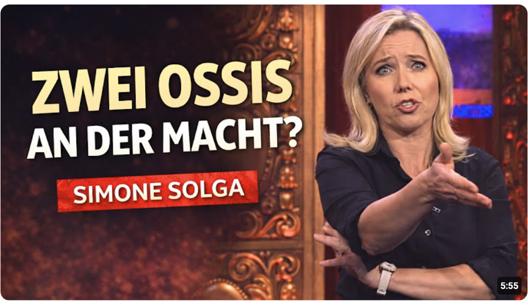 Simone Solga  Zwei Ossis an der Regierungsspitze – Nuhr im Ersten 09.01.2026
