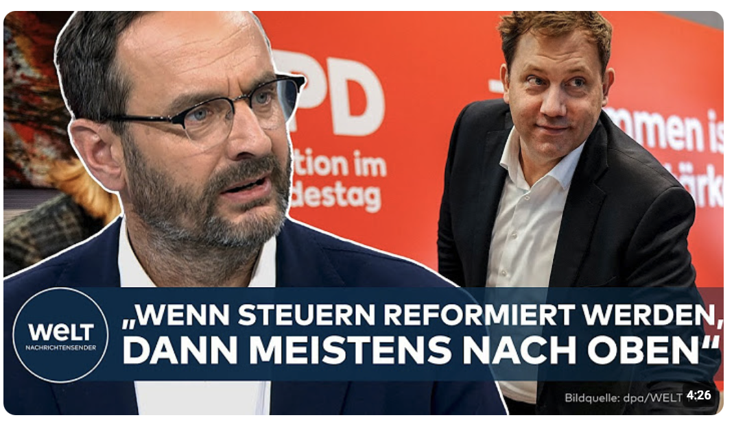 REGIERUNG: Tiede nimmt SPD-Papier auseinander! – Steuern spalten die Koalition