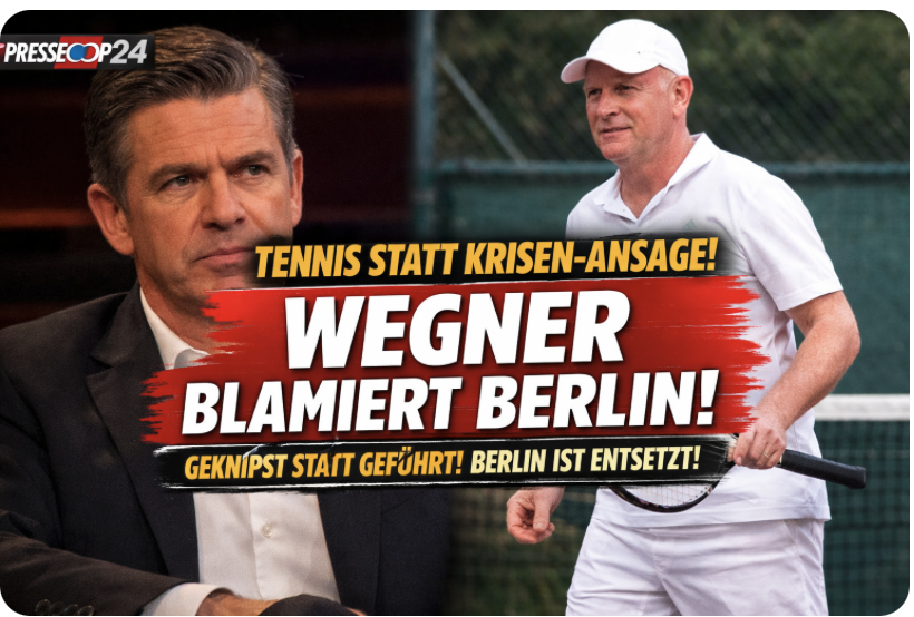 TENNIS STATT KRISEN-ANSAGE! WEGNER BLAMIERT BERLIN