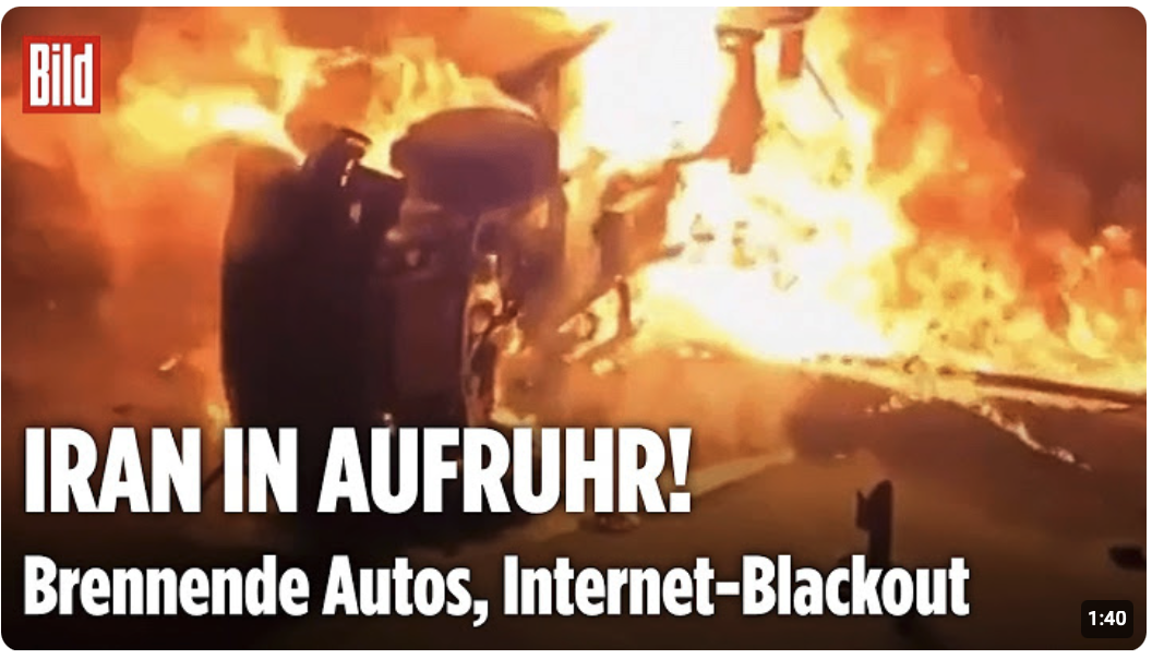 PROTEST-WELLE IM IRAN: Tausende Menschen stellen sich gegen das Regime