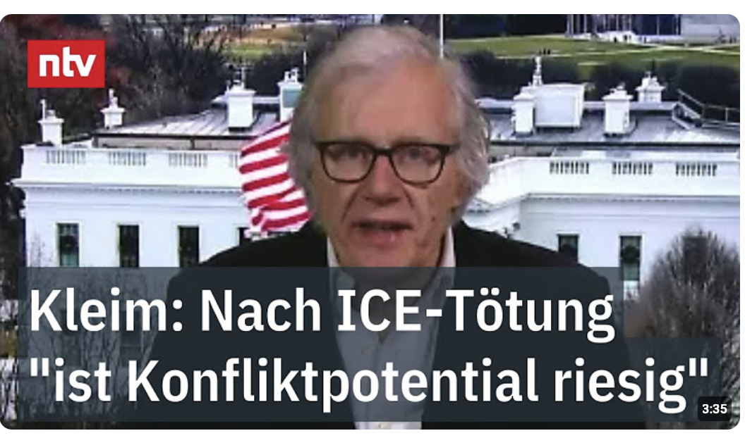 Kleim: Nach ICE-Tötung „ist Konfliktpotential riesig“ – Frau in Minneapolis erschossen | ntv