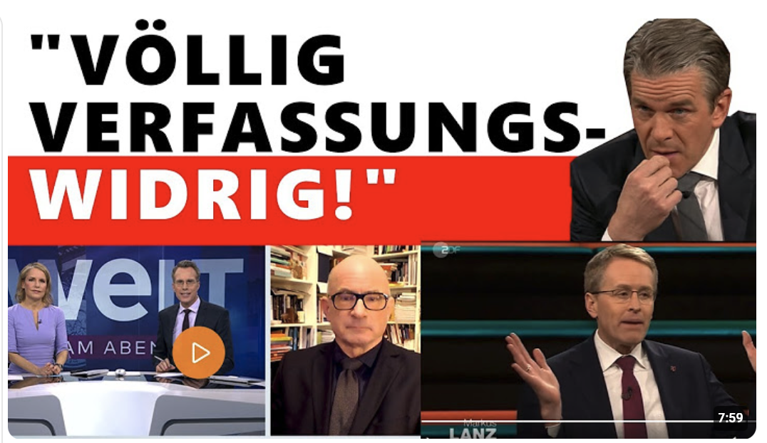 Bei Lanz: Ministerpräsident verliert die Beherrschung! | Staatsrechtler mit Statement