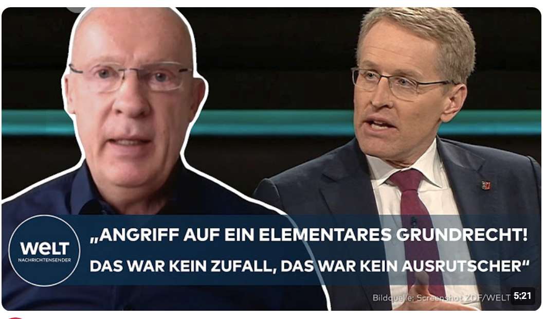 DEUTSCHLAND: „Daniel Günther ist ein Brandstifter…, der der Pressefreiheit den Krieg erklärt hat!“