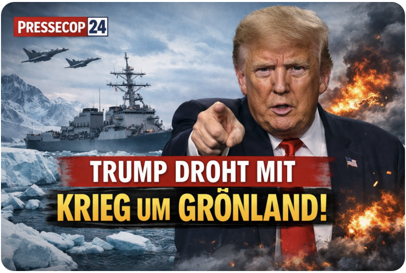 TRUMP DROHT MIT KRIEG UM GRÖNLAND!