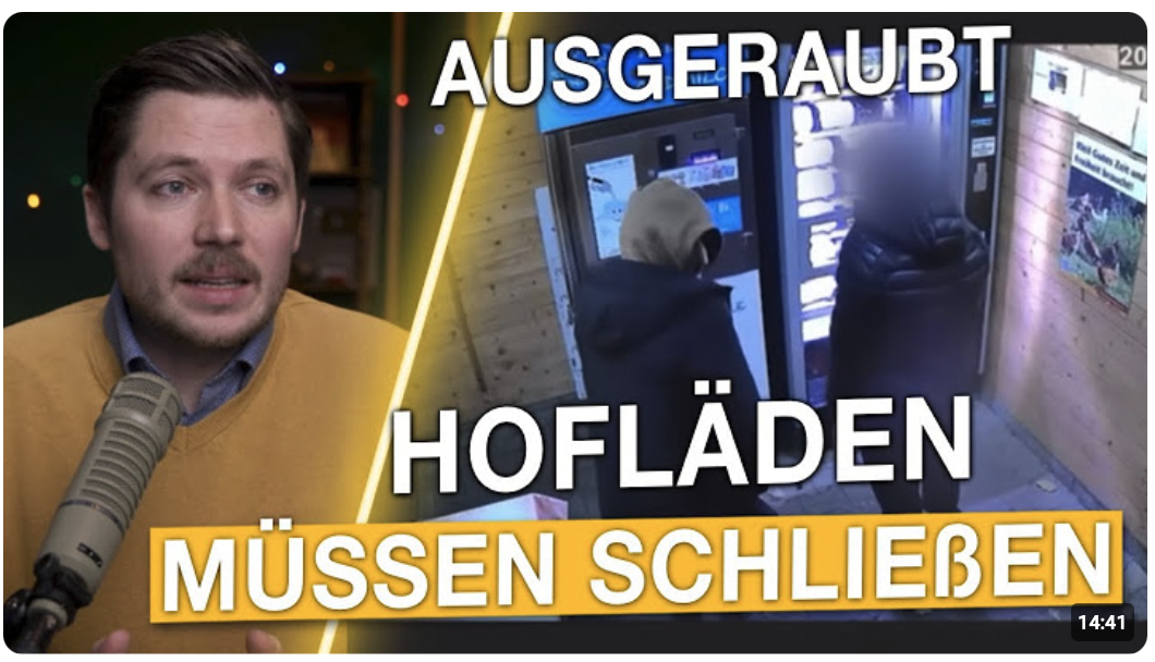 MIGRANTEN rauben Hofläden aus! Sie müssen schließen