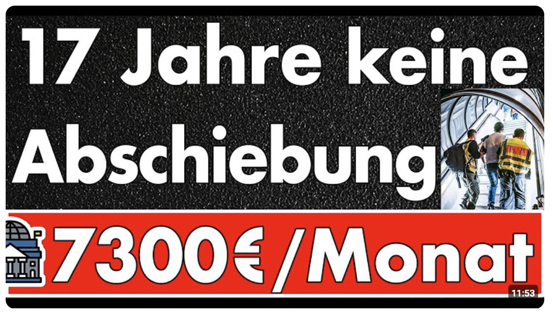 Ausreisepflichtig seit 2009! Monatliche Bezüge durch Asylbewerberleistungen 7300 €! Sie hassen uns!
