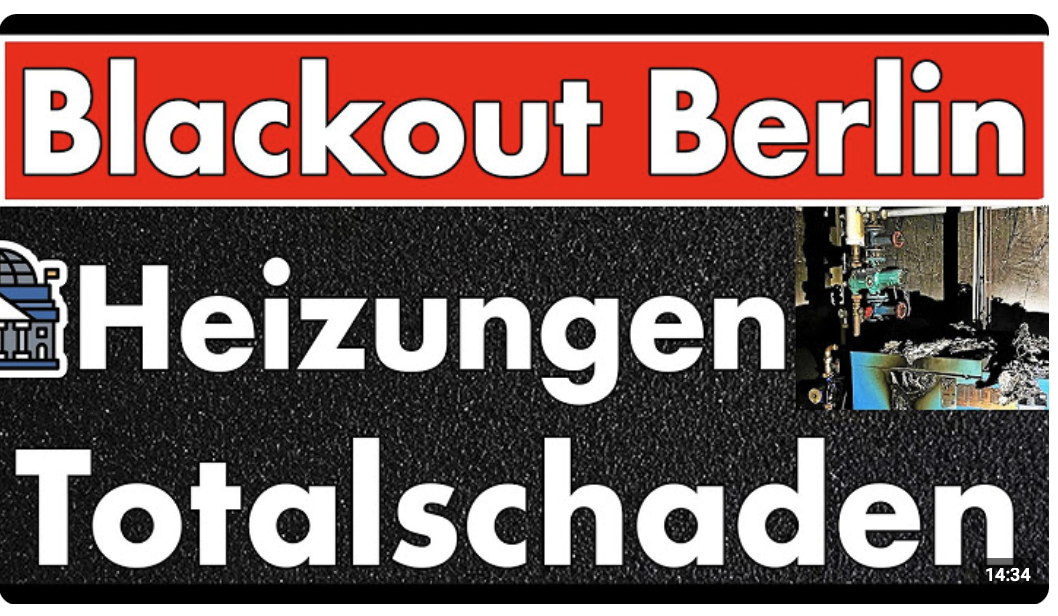 Nach Berlin-Blackout: Massenhaft kaputte Heizungen! Vorschau auf die Gasmangellage! Gasimport fällt!