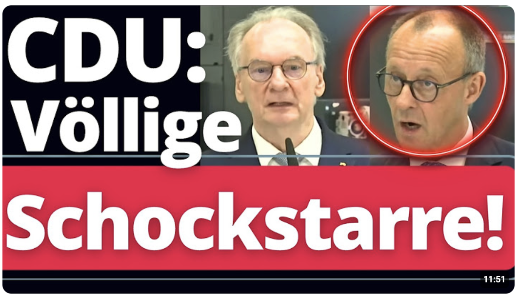 Panik bei CDU in Sachsen-Anhalt: Angst, dass Merz im Wahlkampf auftritt!