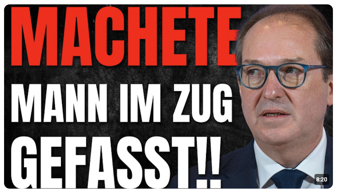 Schock! Fahrgast mit blutverschmierter Machete im ICE gefasst