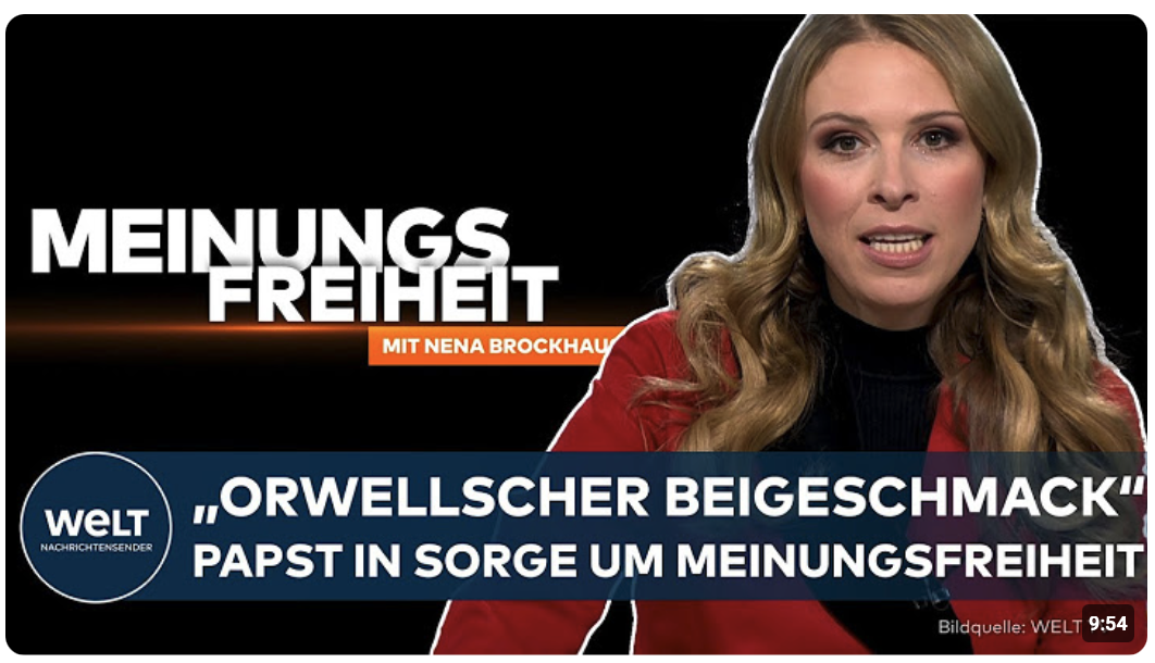 VATIKAN: Papst in Sorge um die Meinungsfreiheit! – Ist er nun ein „Verschwörungstheoretiker“?