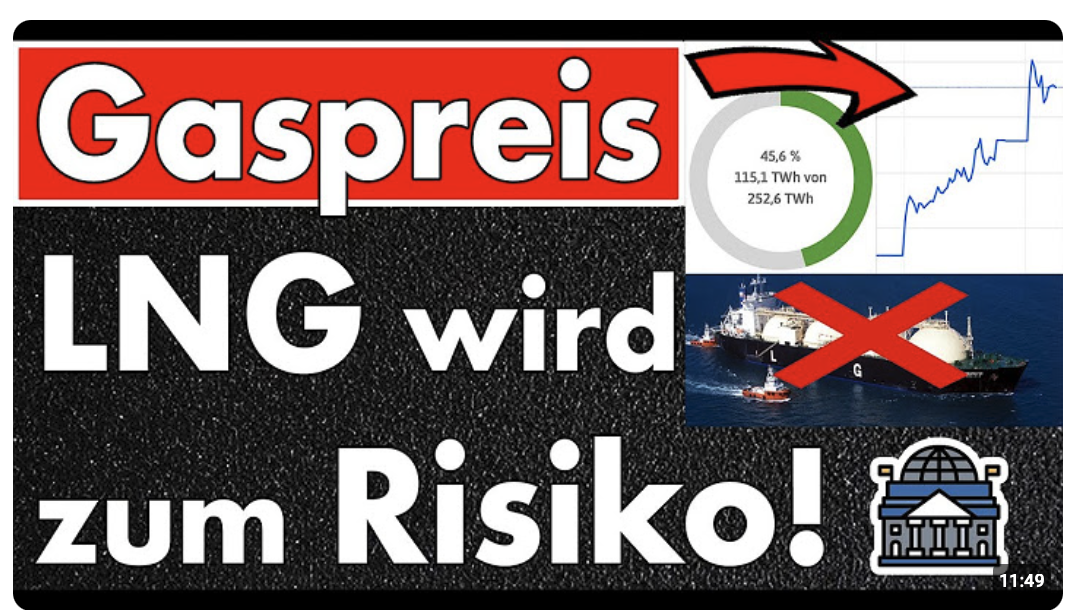 Gasmarkt verliert Vertrauen in LNG! Regierung beschwichtigt, die Realität wird brutal!