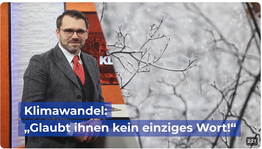Klimawandel – „Glaubt ihnen kein einziges Wort!“