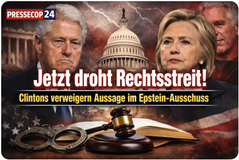 CLINTON-MAUER IM EPSTEIN-SKANDAL!