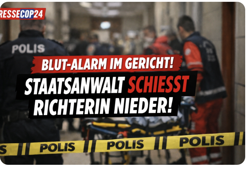 BLUT-ALARM IM GERICHT! STAATSANWALT SCHIESST RICHTERIN NIEDER