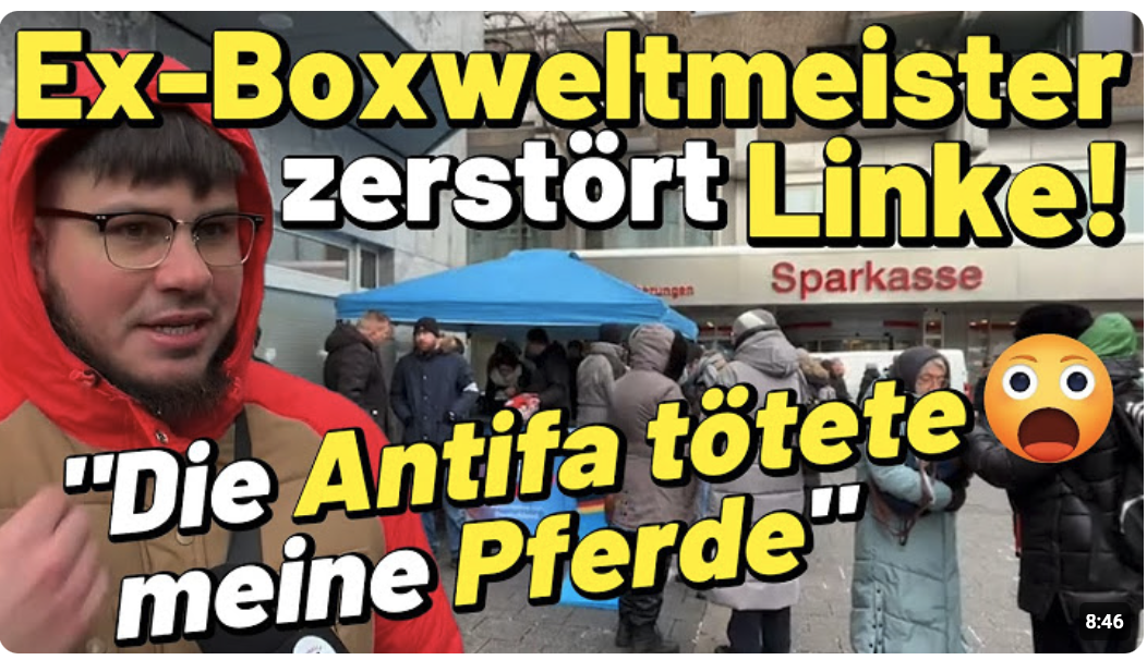 Ex-Kickboxweltmeister teilt gegen die Antifa aus! Ehemaliger Boxer rechnet HART mit Linken ab!