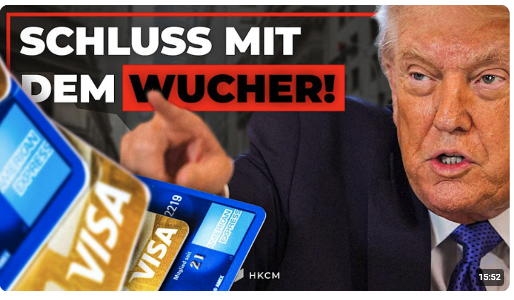Trump legt Kreditkartenfirmen an die Kette! (Amex/Visa-Analyse)