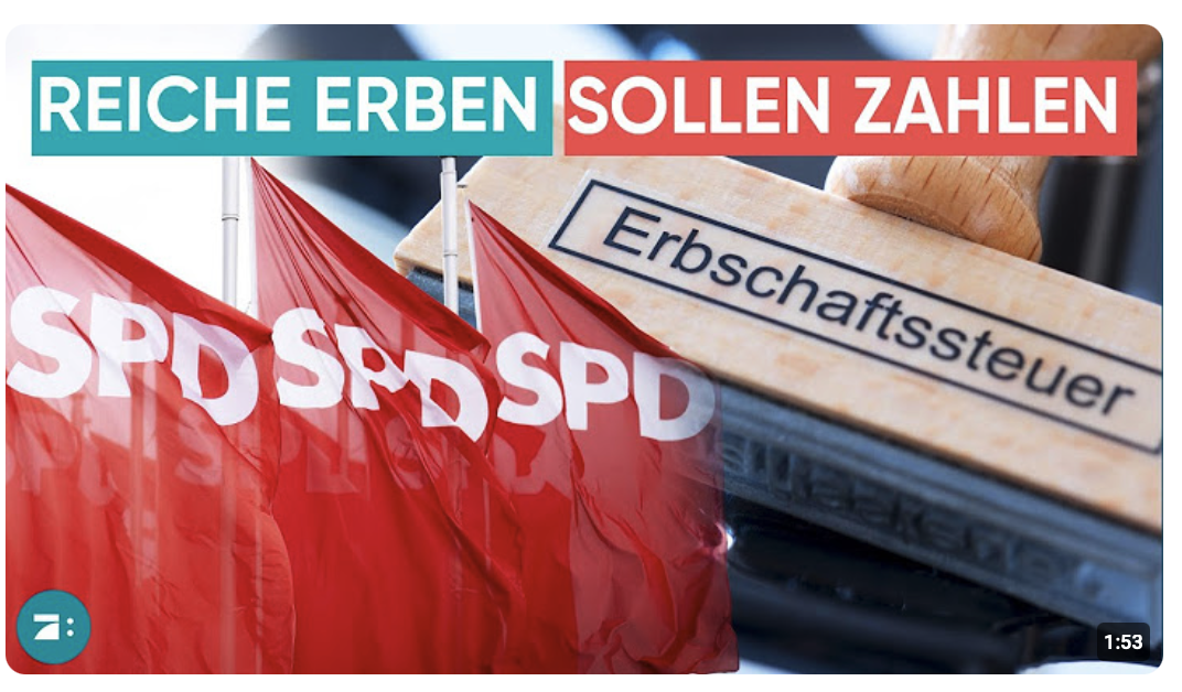 Erbschaftssteuer-Schock: SPD will Reiche stärker besteuern