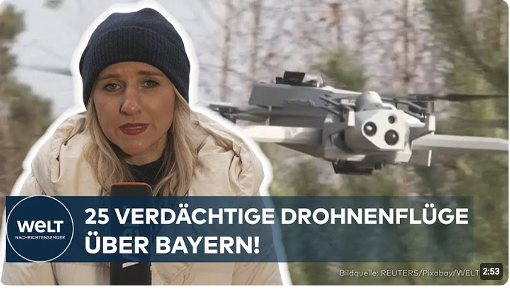 DROHNEN ÜBER BAYERN: BKA vermutet staatlich gesteuertes Vorgehen zur Verunsicherung der Bevölkerung!