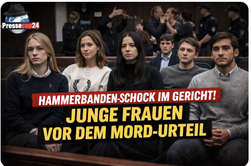 HAMMERBANDEN-SCHOCK IM GERICHT! JUNGE FRAUEN VOR DEM MORD-URTEIL