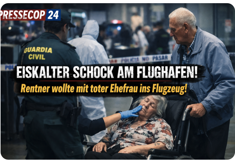 EISKALTER SCHOCK AM FLUGHAFENRENTNER WILL MIT TOTER EHEFRAU INS FLUGZEUG