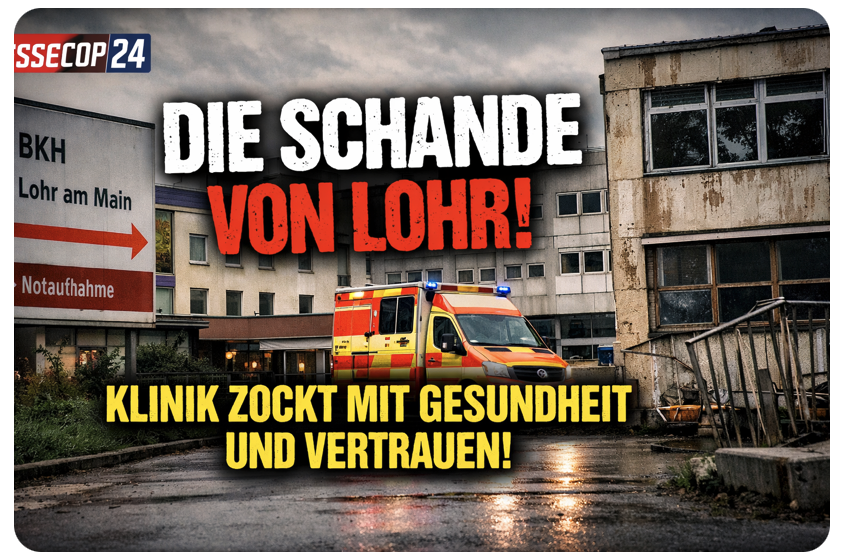DIE SCHANDE VOM BKH LOHR AM MAIN! KLINIK ZOCKT MIT GESUNDHEIT UND VERTRAUEN DER PATIENTEN!