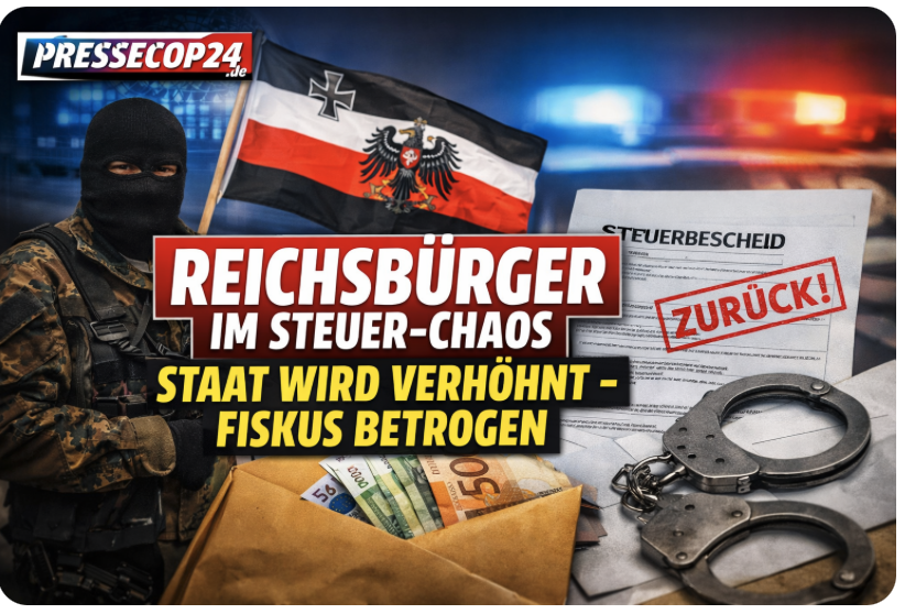 REICHSBÜRGER IM STEUER-CHAOSSTAAT WIRD VERHÖHNT – FISKUS BETROGEN