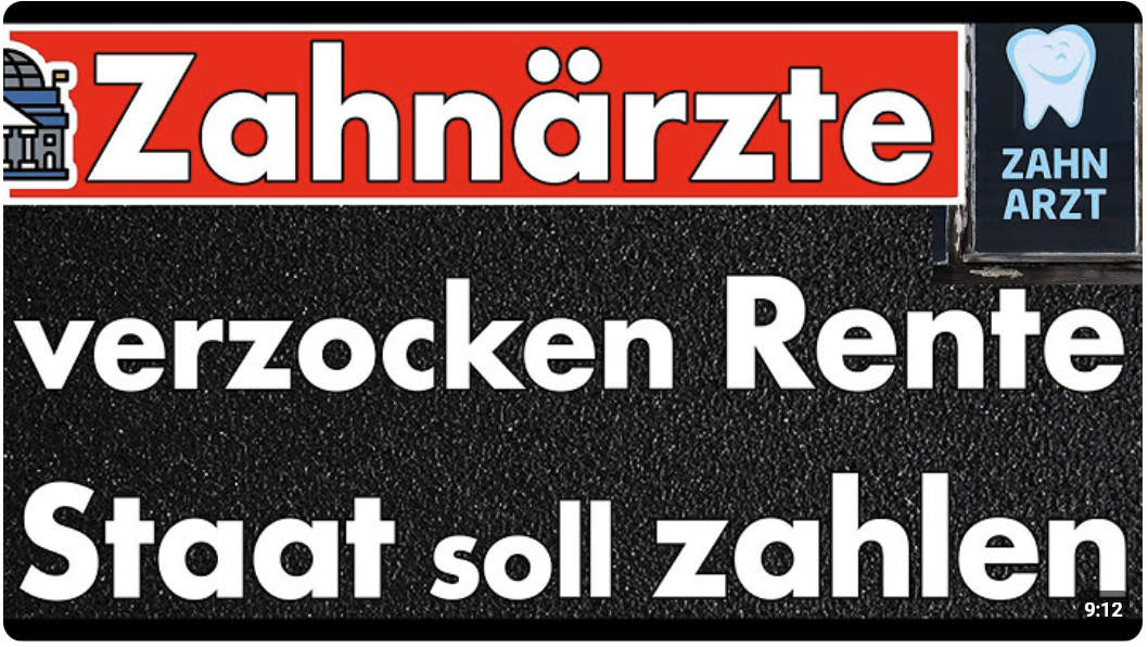 1 Milliarde verzockt – Garnelenzucht & Luxushotels! Nun soll der Steuerzahler die Zahnärzte retten