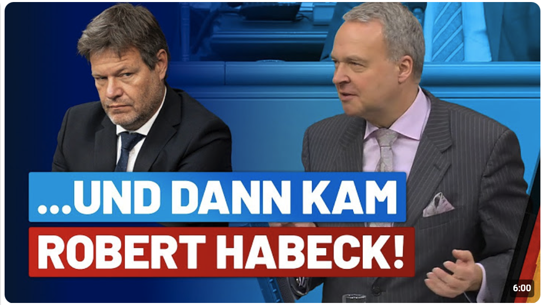 Es lief schon schlecht – und dann kam Robert Habeck! – Sebastian Maack – AfD-Fraktion im Bundestag