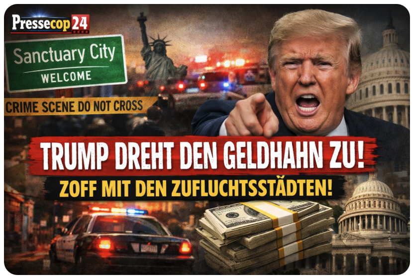 TRUMP DREHT DEN GELDHAHN ZU – ZOFF MIT DEN ZUFLUCHTSSTÄDTEN!