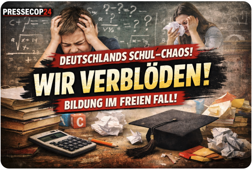 DEUTSCHLANDS SCHULEN IM FREIEN FALL – WIR VERBLÖDEN!