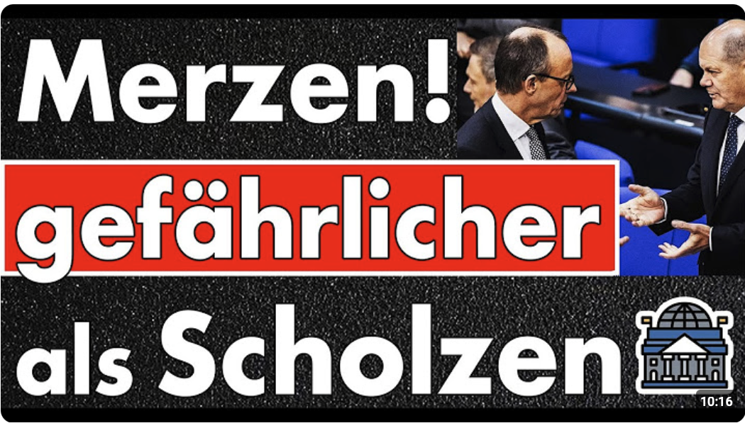 Merzen vs. Scholzen: Das Richtige wissen, das Falsche tun! Warum Merz gefährlicher ist als Scholz!