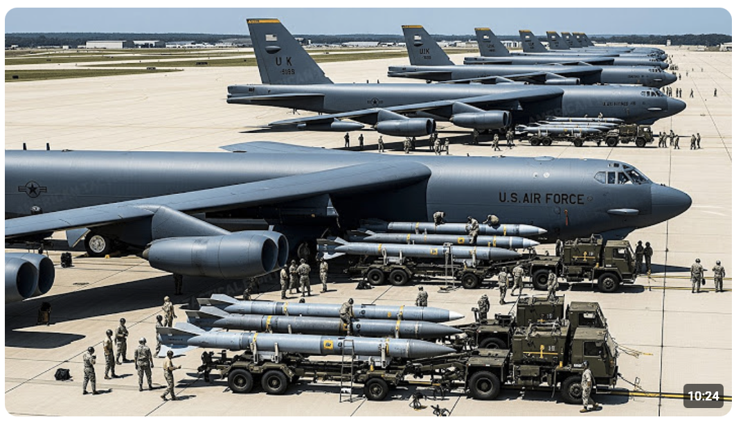 Höchste Alarmbereitschaft! USA stationieren Dutzende mit Marschflugkörpern bewaffnete B-52-Bomber