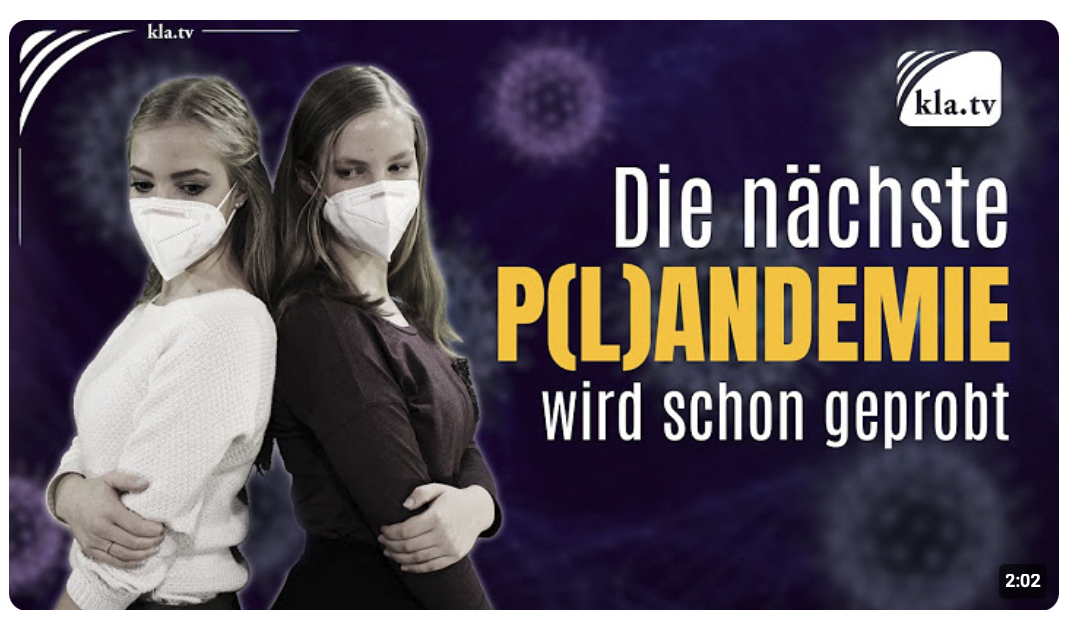 Die nächste P(l)andemie wird schon geprobt