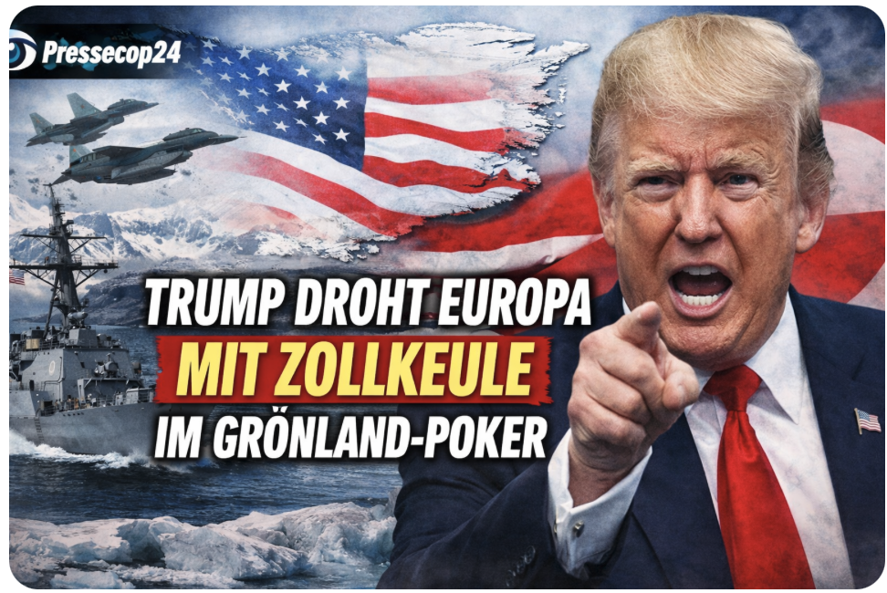 TRUMP DROHT EUROPA MIT ZOLLKEULE IM GRÖNLAND-POKER