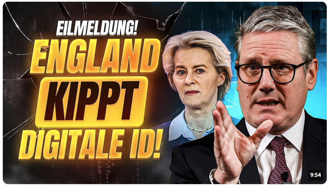 EILMELDUNG: Bürger KIPPEN DIGITALE ID in ENGLAND!