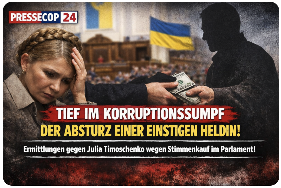 BOULEVARD-ÜBERSCHRIFT: TIEF IM KORRUPTIONSSUMPF – DER ABSTURZ EINER EINSTIGEN HELDIN Julia Timoschenko!