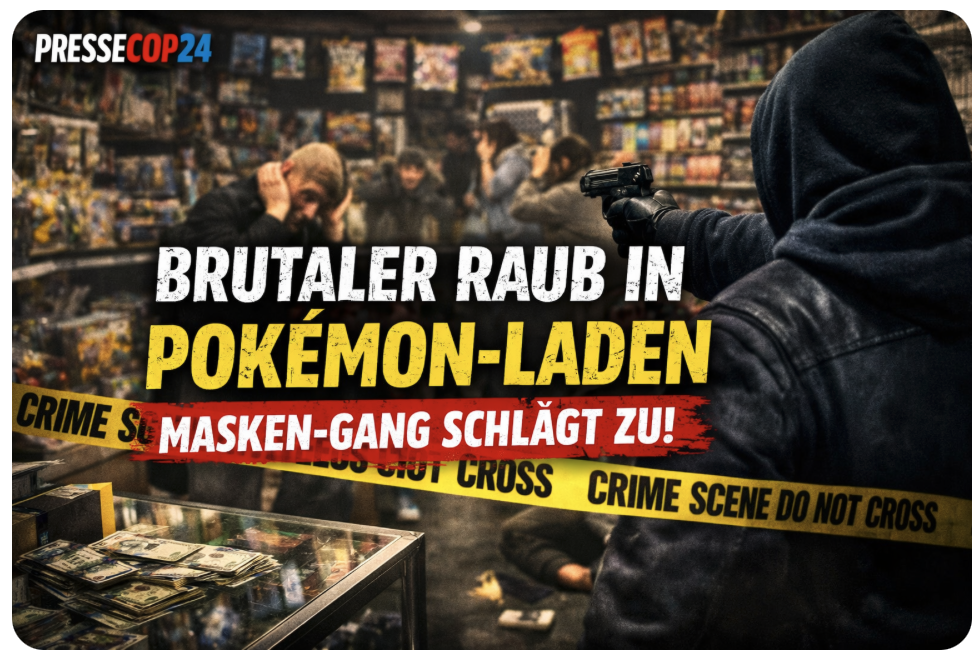 BRUTALER RAUB IN POKÉMON-LADEN – MASKEN-GANG SCHLÄGT ZU!