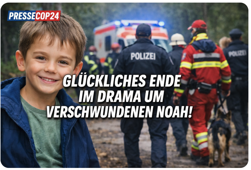 GLÜCKLICHES ENDE IM DRAMA UM VERSCHWUNDENEN NOAH!