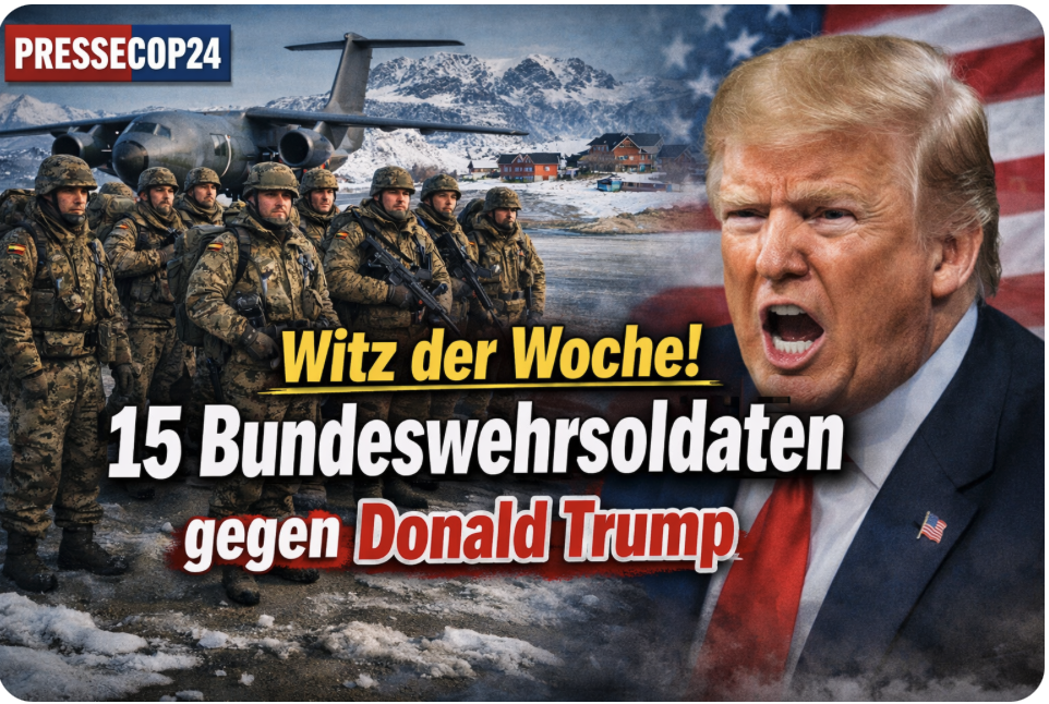 WITZ DER WOCHE – MINI-TRUPPE SOLL TRUMP DIE STIRN BIETEN