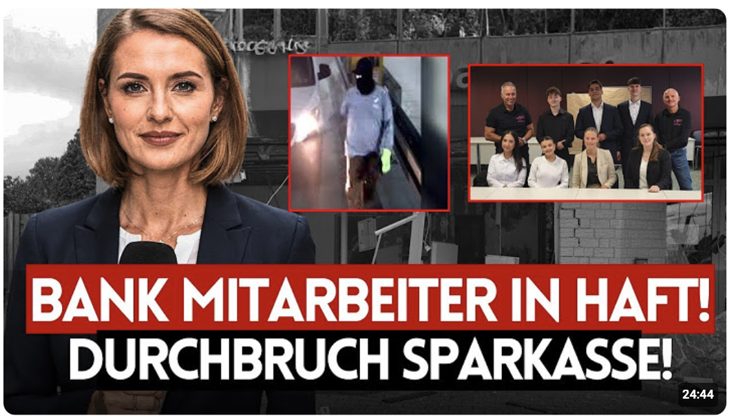 EILMELDUNG: Bank Mitarbeiter unter Verdacht! Polizei ermittelt gegen ihn im Jahrhundert-Bankraub!